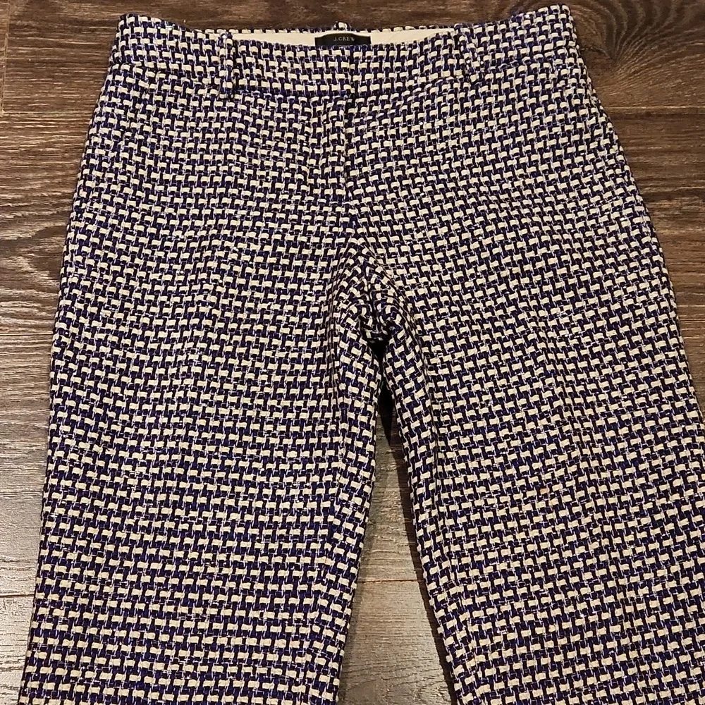 ❤️ J CREW WOVEN TWEED CAFE CAPRI SLIM CROP PANTS / TROUSERS, 0 (25)